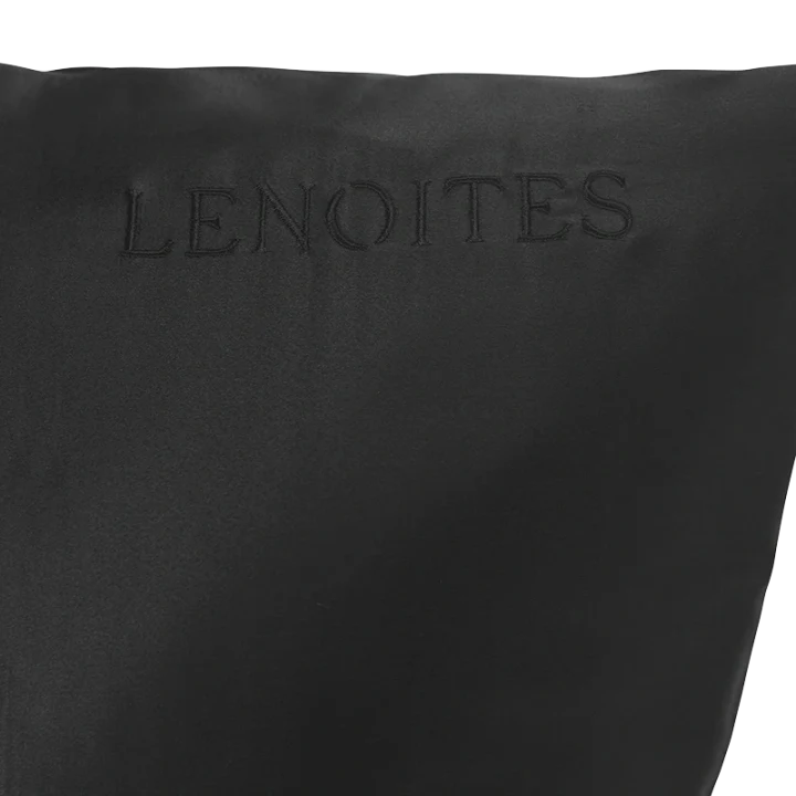 Lenoites Mulberry Silk Pillowcase 50x60 cm Black Lenoites