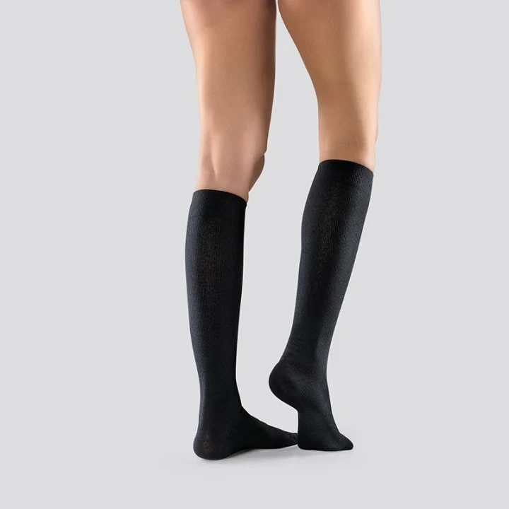 Mabs Cotton Knee Black 1 par S Mabs
