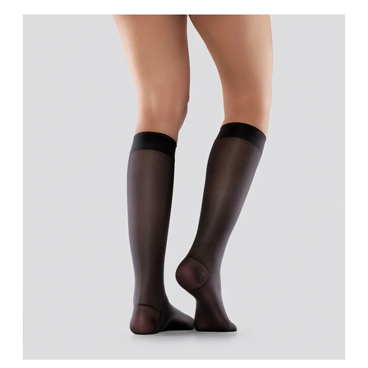 Mabs Nylon Knee Wide Black 1 par L Mabs