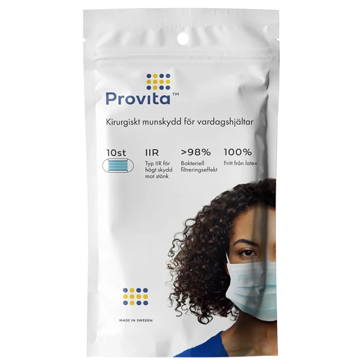 Provita Medical Munskydd IIR 10 st Blå Provita