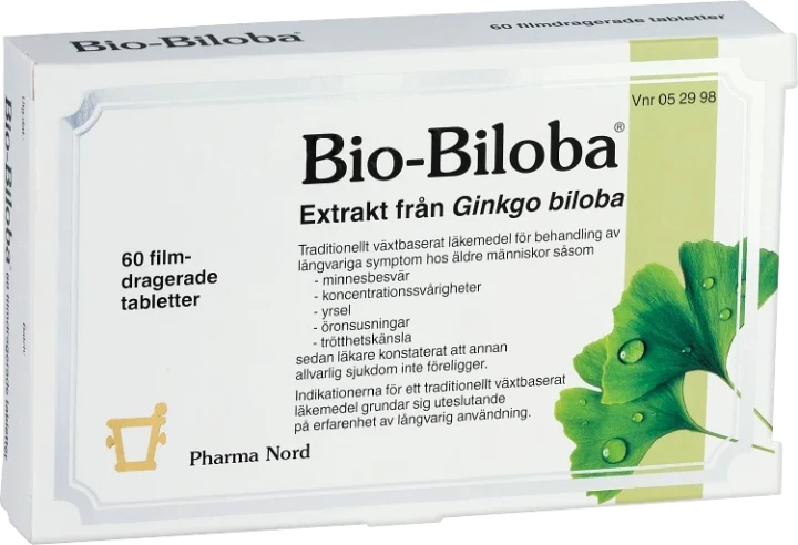 Pharma Nord Bio-Biloba filmdragerad tablett 60 st Pharma Nord