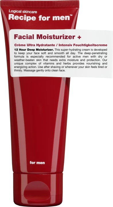 Recipe for Men Facial Moisturizer+ 75 ml Recipe for Men