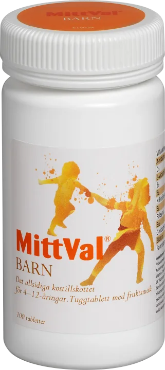 MittVal Barn Tuggtabletter 100st MittVal