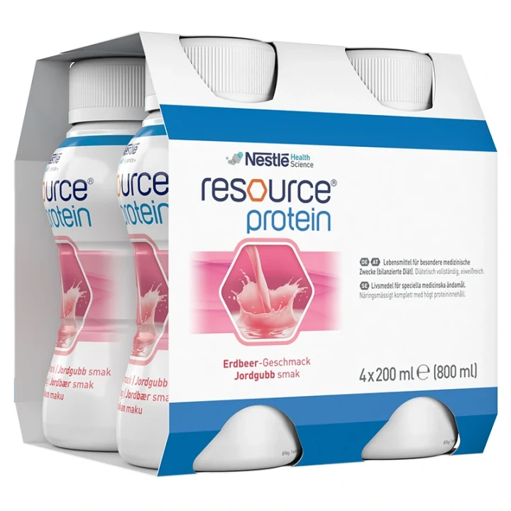 Resource Protein Jordgubb 4 x 200 ml Resource