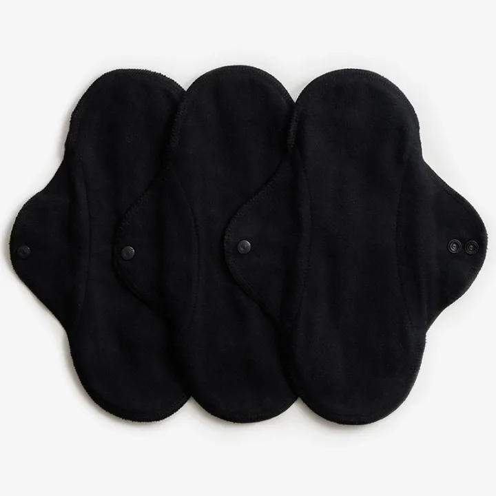 ImseVimse Sanitary Pads Classic Regular Black 3-pack ImseVimse