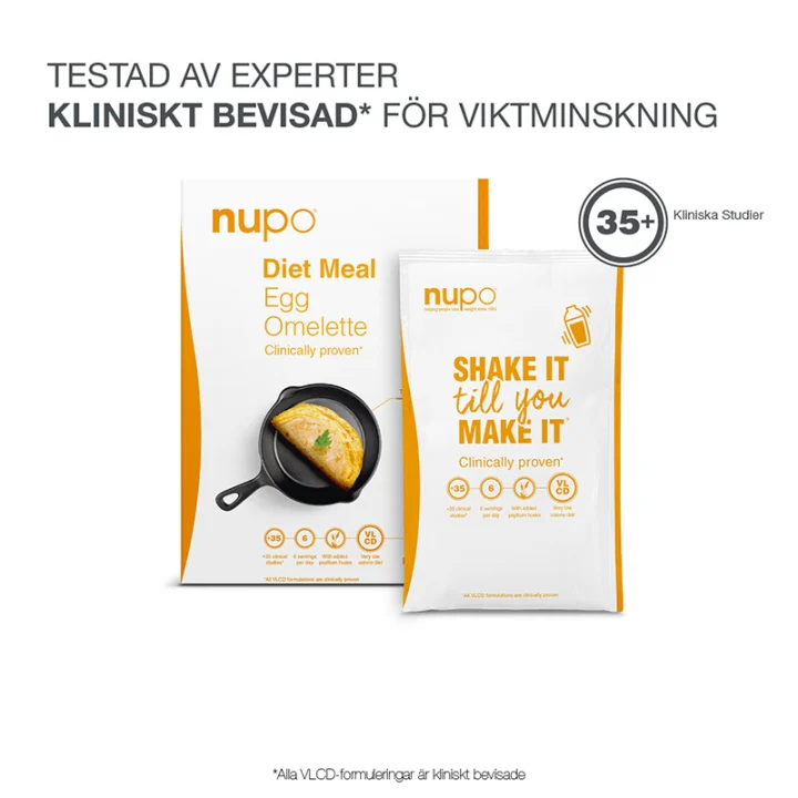 Nupo Diet Meal Egg Omelette 10 portioner Nupo