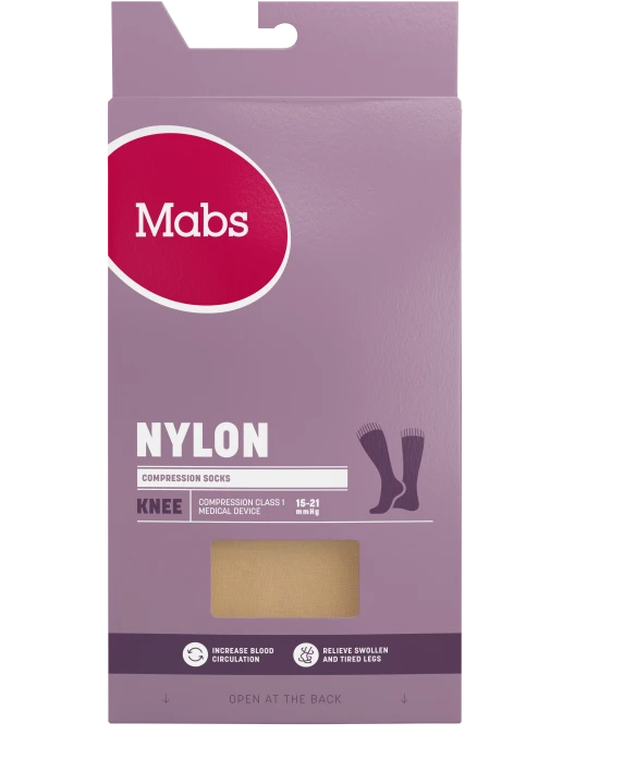 Mabs Nylon Knee Wide Sand 1 par S Mabs
