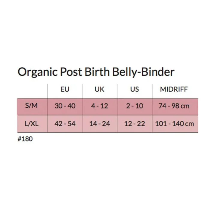 Carriwell Belly Binder Eko Natur S/M Carriwell