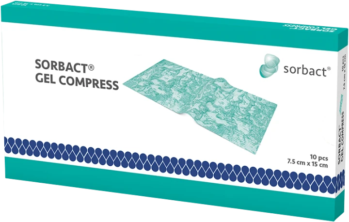 Sorbact Gel Compress   7.5x15 cm Sorbact