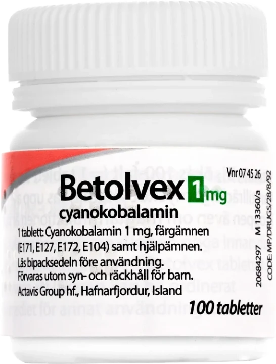 Betolvex filmdragerad tablett 1 mg 100 st Betolvex