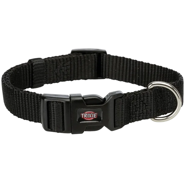 Trixie Premium Halsband Svart S-M (30-45 cm) Trixie