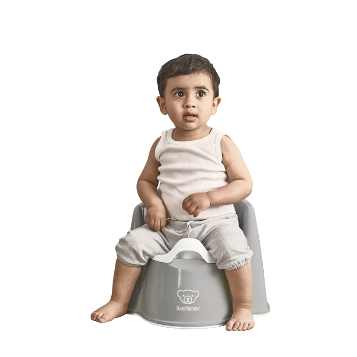 BabyBjörn Pottstol Grå/Vit Babybjörn