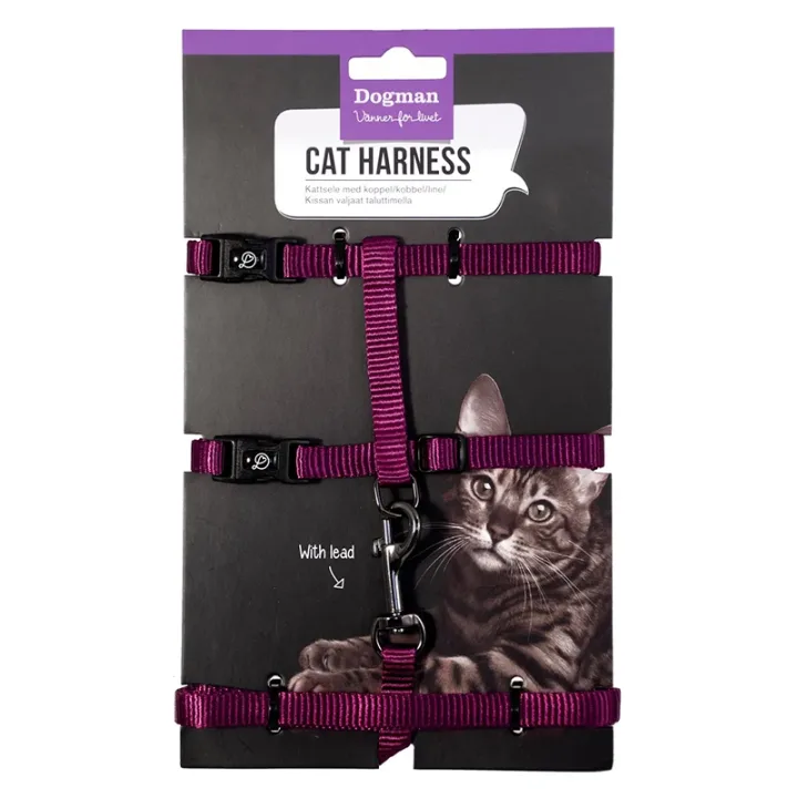 Dogman Kattsele-Set Findus Lila Dogman