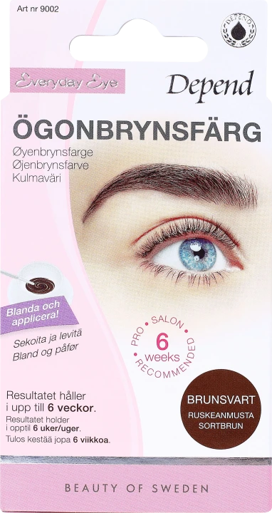 Depend Ögonbrynsfärg Brunsvart Depend
