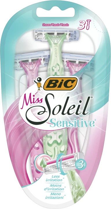 BIC Miss Soleil Sensitive Rakhyvlar för Kvinnor 3-pack BIC