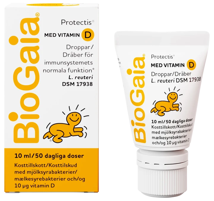 BioGaia Protectis Droppar med Vitamin D 10 ml BioGaia