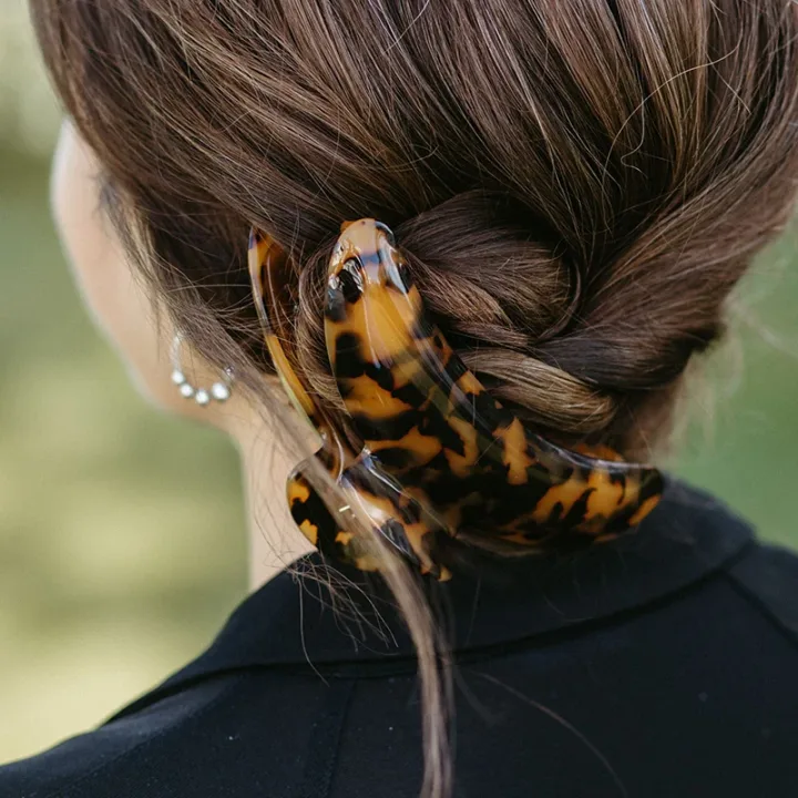 ByBarb Hårklämma Faye Mörkbrun ByBarb