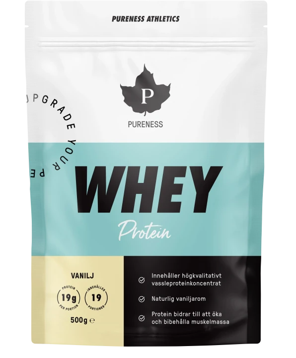 Pureness Athletics Whey Protein Vanilj 500 g Pureness