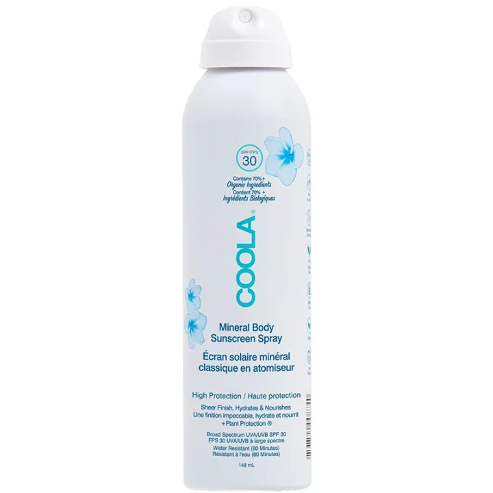 COOLA Mineral Body Spray Fragrance Free SPF 30, 148 ml Coola