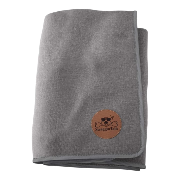 Swaggin Tails Pläd Rymdgrå M: 64x90 cm Swaggin Tails