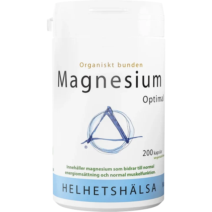 Helhetshälsa MagnesiumOptimal 200 kapslar Helhetshälsa