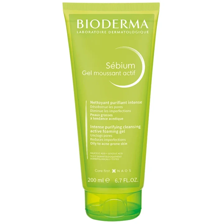 Bioderma Sebium Gel Moussant Actif 200 ml Bioderma