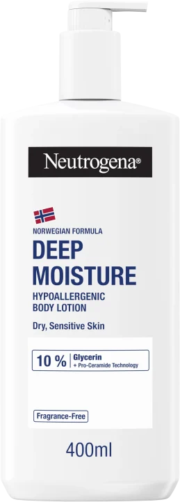 Neutrogena Norwegian Formula Deep Moisture Hypoallergenic Body Lotion 400 ml Neutrogena