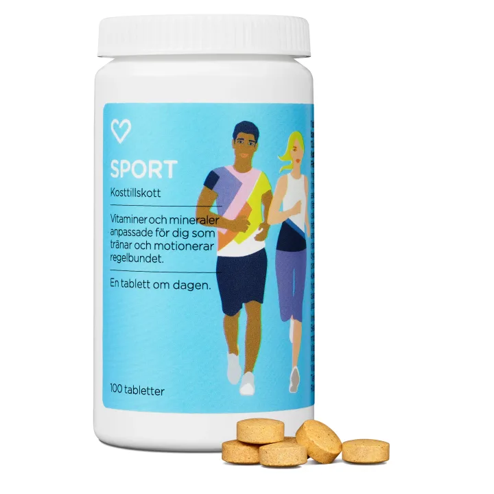 Hjärtats Multivitamin Sport 100 st Hjärtats