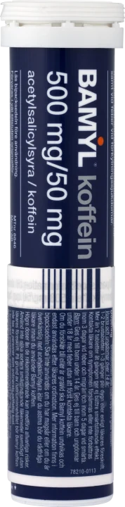 Bamyl koffein brustablett 500 mg/50 mg 25 st Bamyl