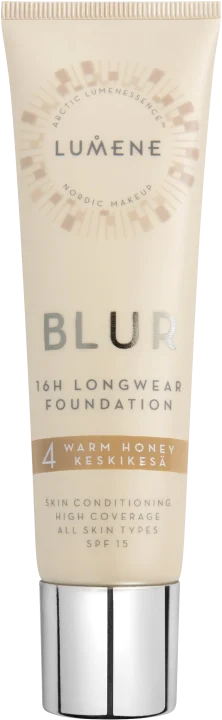 Lumene Blur 16h Longwear Foundation SPF 15, 30 ml Warm Honey Lumene