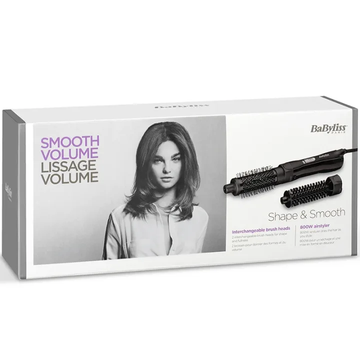 BaByliss Varmluftsborste Shape & Smooth 800 AS82E BaByliss