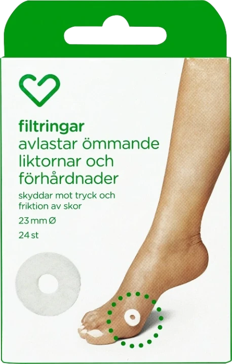 Hjärtats Filtringar för tryckavlastning 24 st Hjärtats