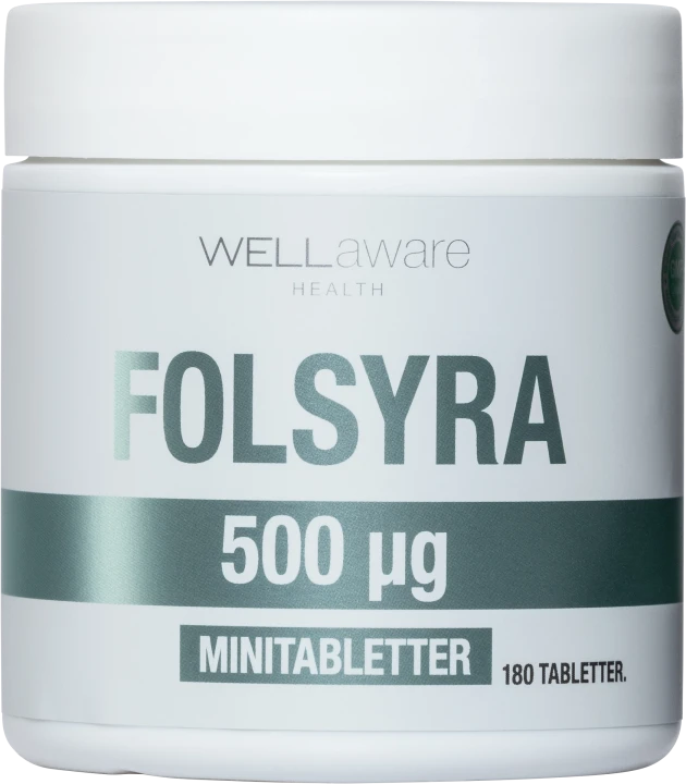 WellAware Health Folsyra 180 minitabletter WellAware