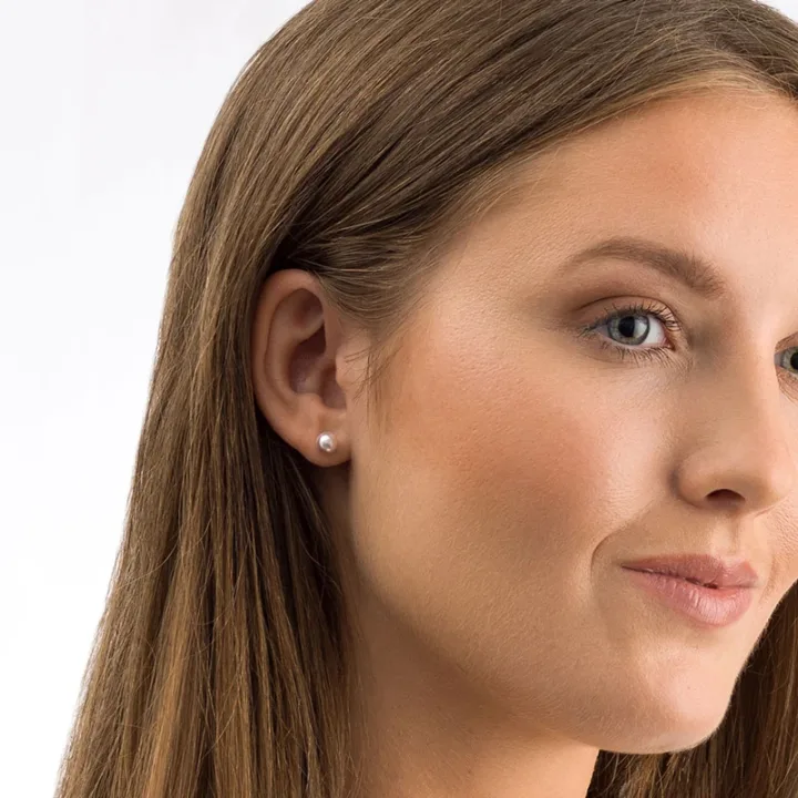 Blomdahl Örhängen Pearl 10 mm 6 mm Blomdahl