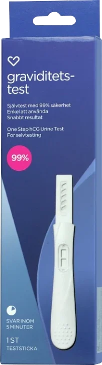 Hjärtats Graviditetstest 1 sticka Hjärtats