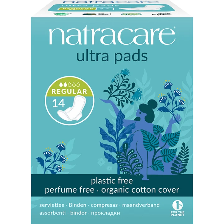 Natracare Binda Ultra Normal med vingar Eko 14 st Natracare