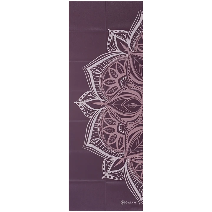 Gaiam Foldable Cranberry Point Yoga Mat 2 mm Gaiam