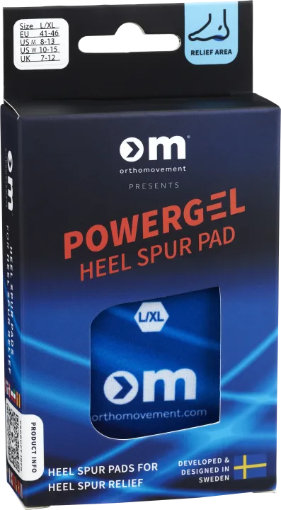 Ortho Movement Powergel Heel Spur Pad L/XL Ortho Movement