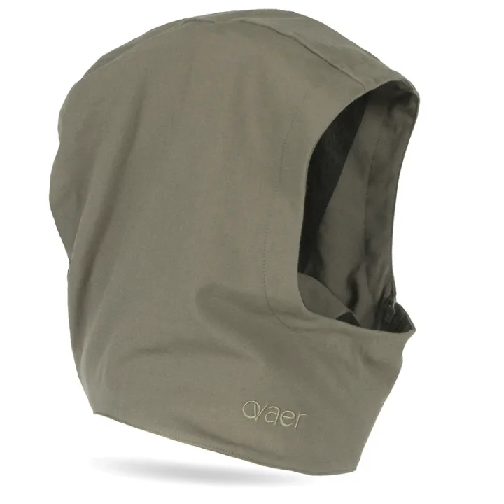 Ovaer Nackkudde med Huva Khaki Green Ovaer