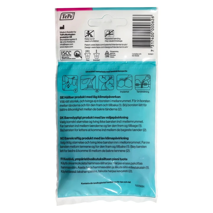 TePe Mellanrumsborste 0,4 - 1,3 mm 8 st 0,4 mm TePe