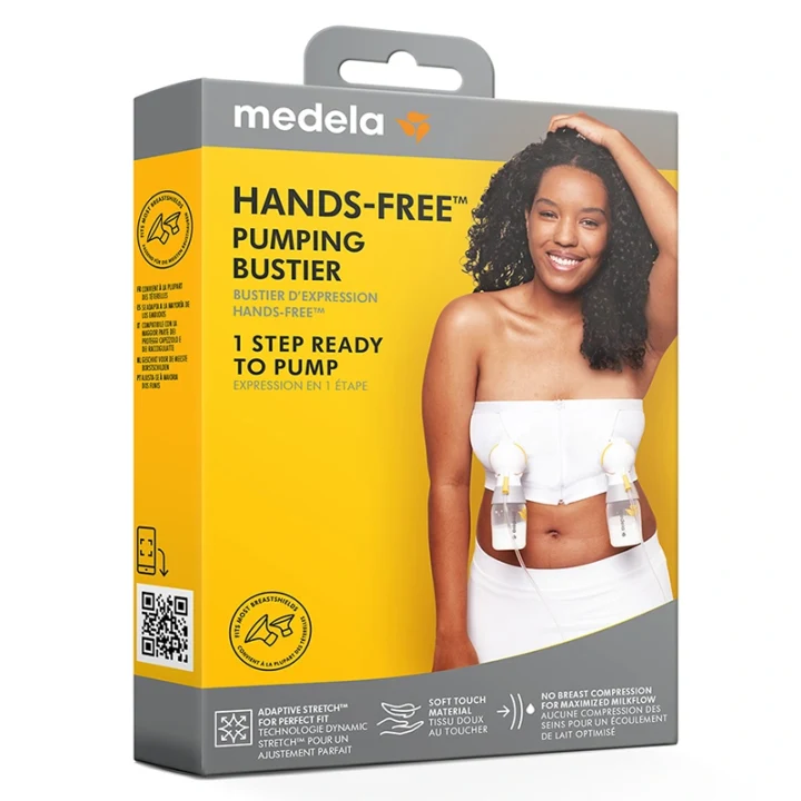 Medela Hands-Free Pumpbustier Svart S Medela