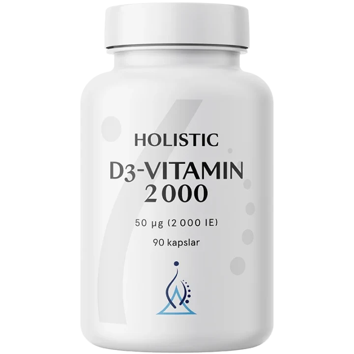 Holistic D3-vitamin 2000IE 50 µg 90 st Holistic