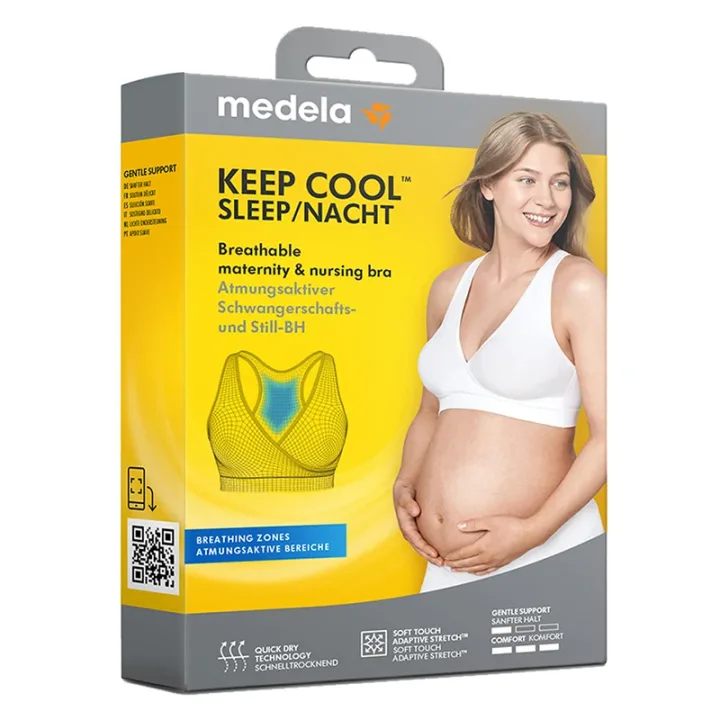 Medela Keep Cool Natt-BH Svart S Medela