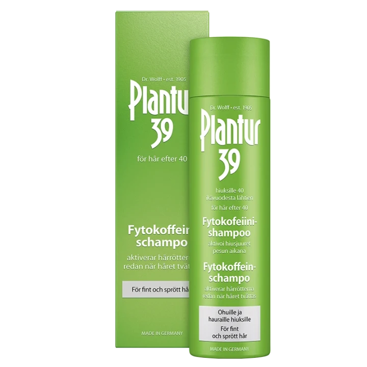 Plantur 39 Fytokoffein Schampo 250 ml fint/sprött hår Plantur