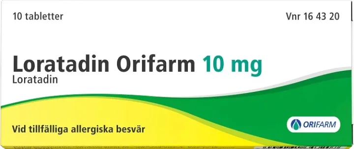 Loratadin Orifarm tablett 10 mg 10 st Orifarm