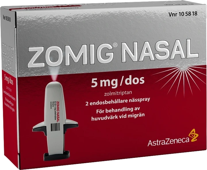 Zomig Nasal nässpray 5 mg/dos 2 doser Zomig