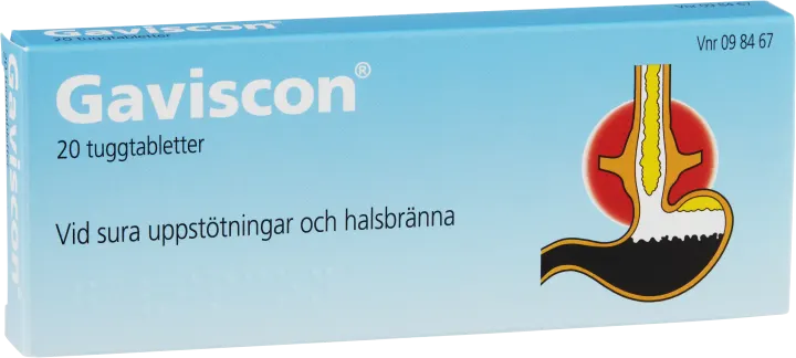 Gaviscon tuggtablett 20 st Gaviscon