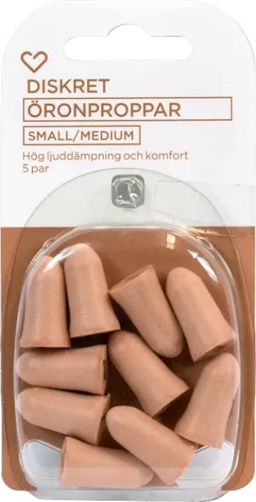 Hjärtats öronproppar small/medium 5 par Hjärtats