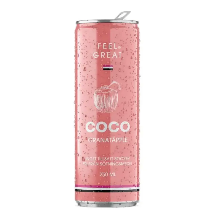 Feel Great Coco Granatäpple 250 ml Feel Great Coco