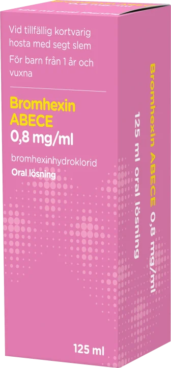 Bromhexin ABECE Oral lösning 0,8 mg/ml 125 ml ABECE